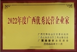 2022年度廣西優(yōu)秀民營(yíng)企業(yè)家